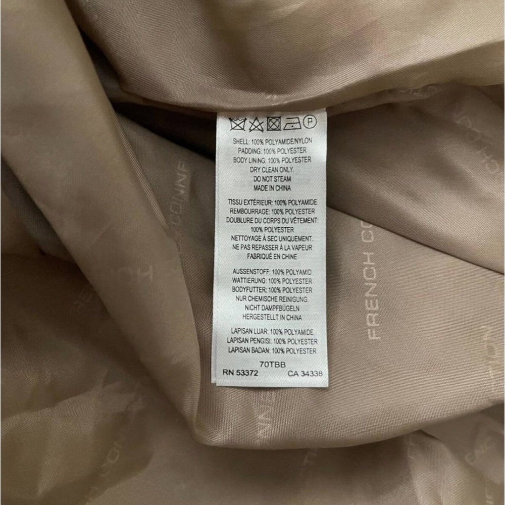 LAST CHANCE New French Connection Long Puffer Coat - Picture 4 of 6